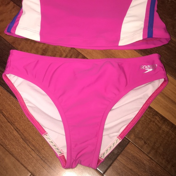 Girl’s Size 12 Speedo 2 Piece Swimsuit - Picture 2 of 6